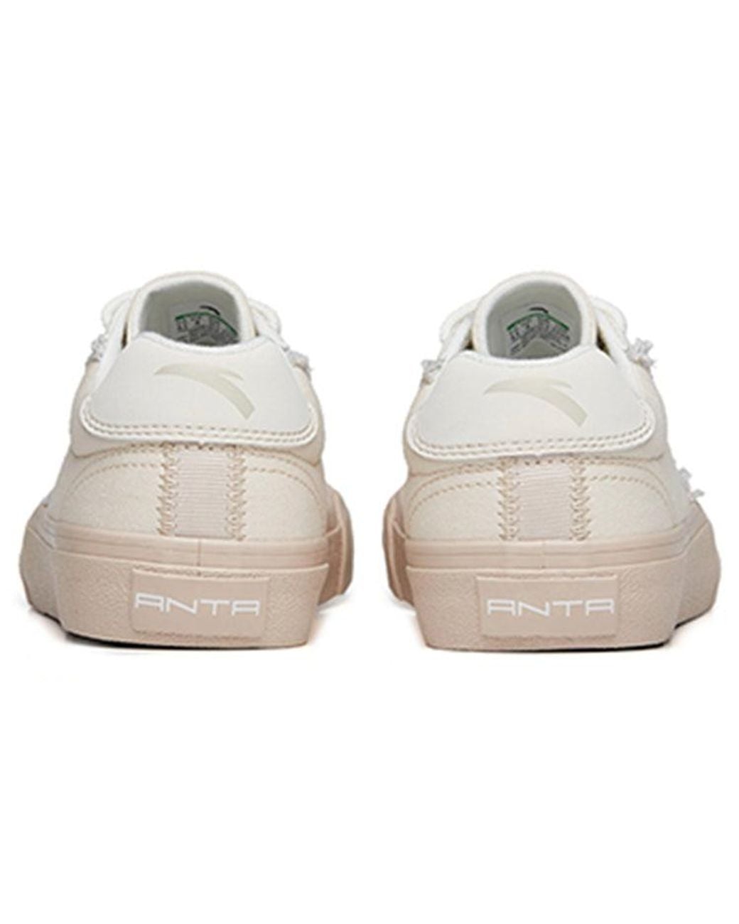 Anta White (Wmns) Life Series Sneakers Canvas