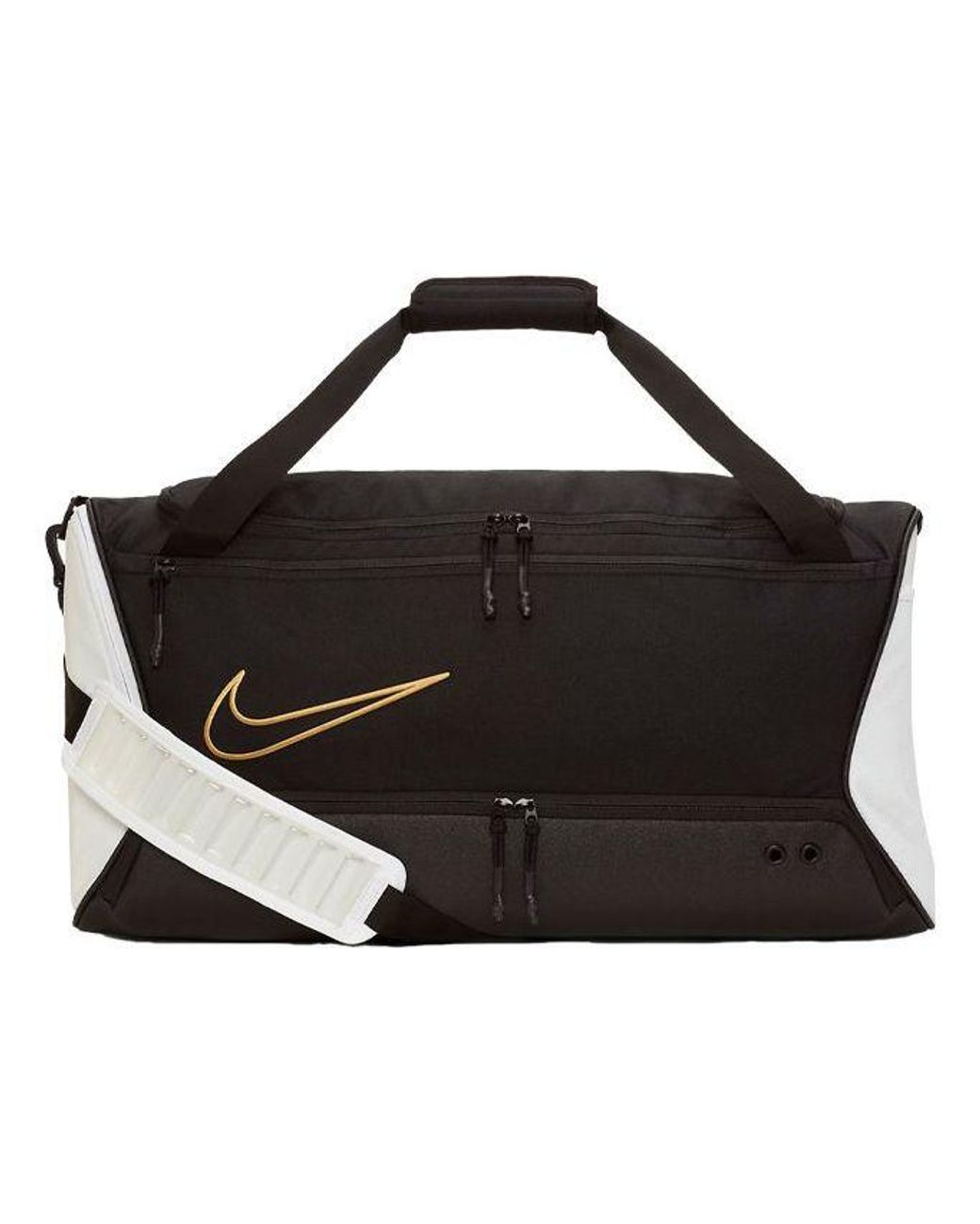 Nike Black Elite Basketball Duffel Bag Metallic' for men