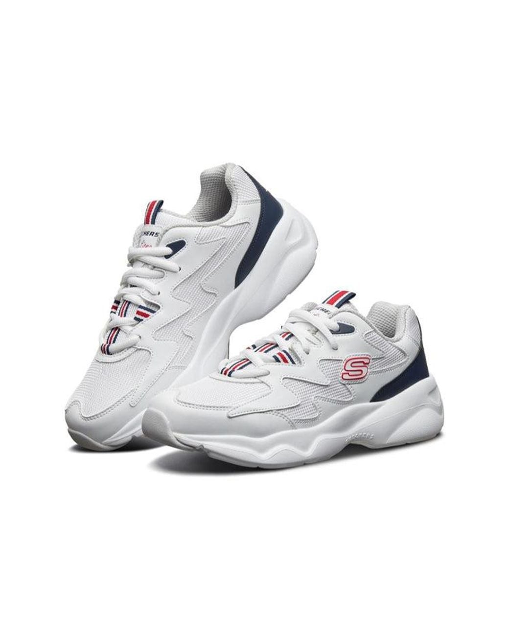 Skechers White (Wmns) D'Lites Airy