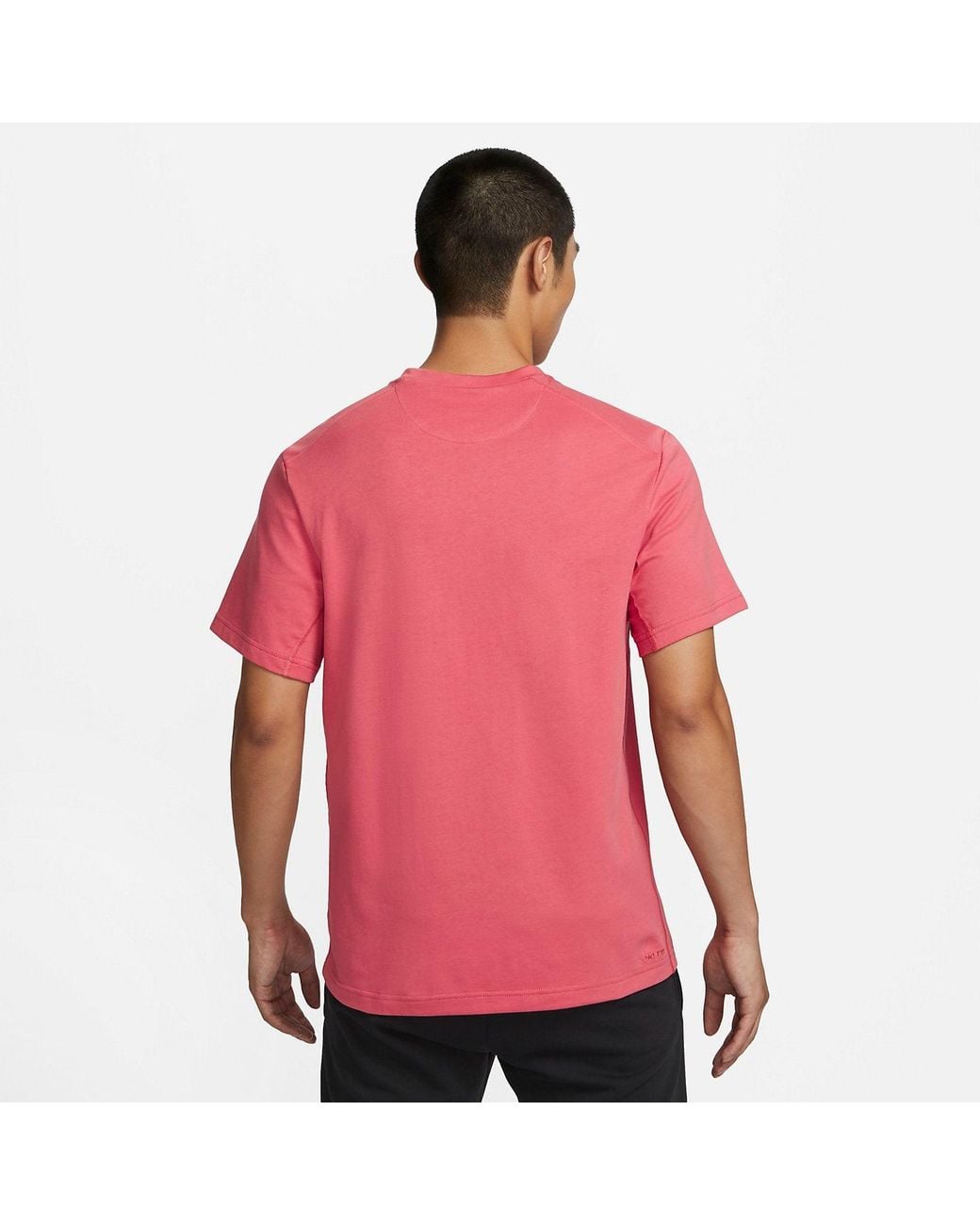 Nike Pink Dri-Fit Primary T-Shirt for men