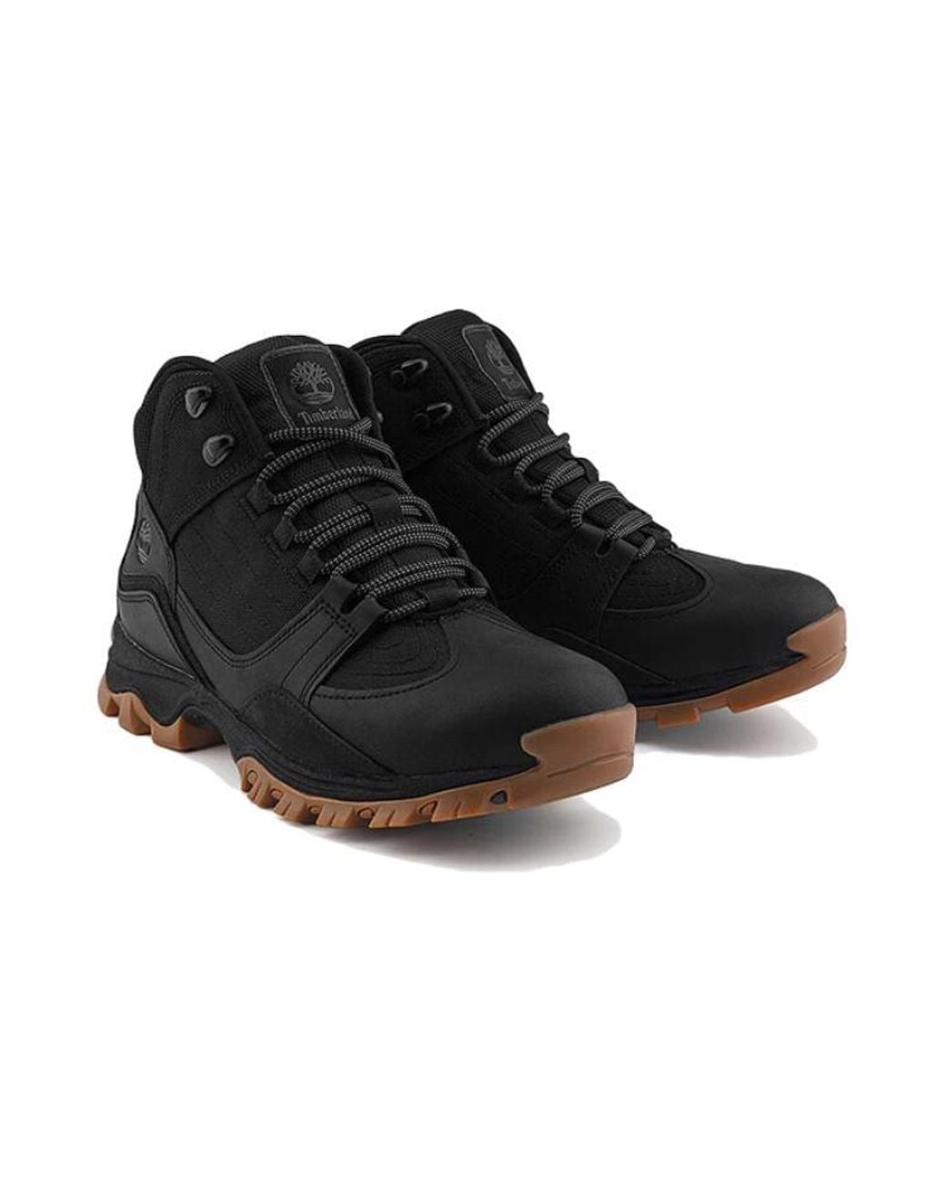Timberland Black Mt. Maddsen Mid Lace Up Hiking Boot Full Grain' for men