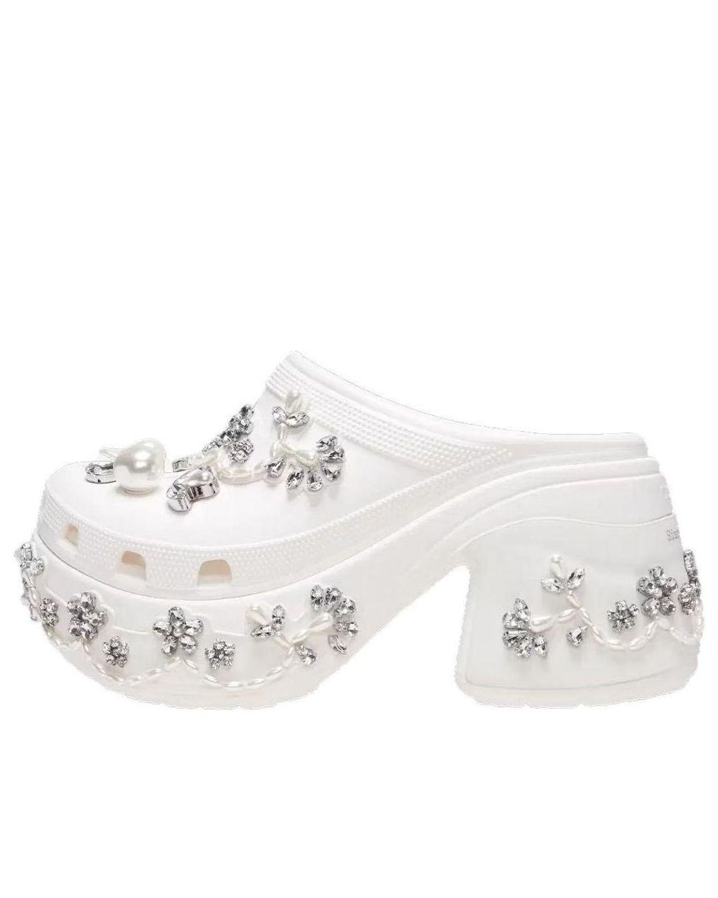 CROCSTM White X Simone Rocha Siren Clog for men