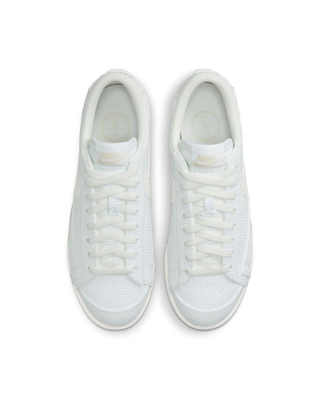 Nike White (Wmns) Blazer Low Platform Essential 'Summit Woven'