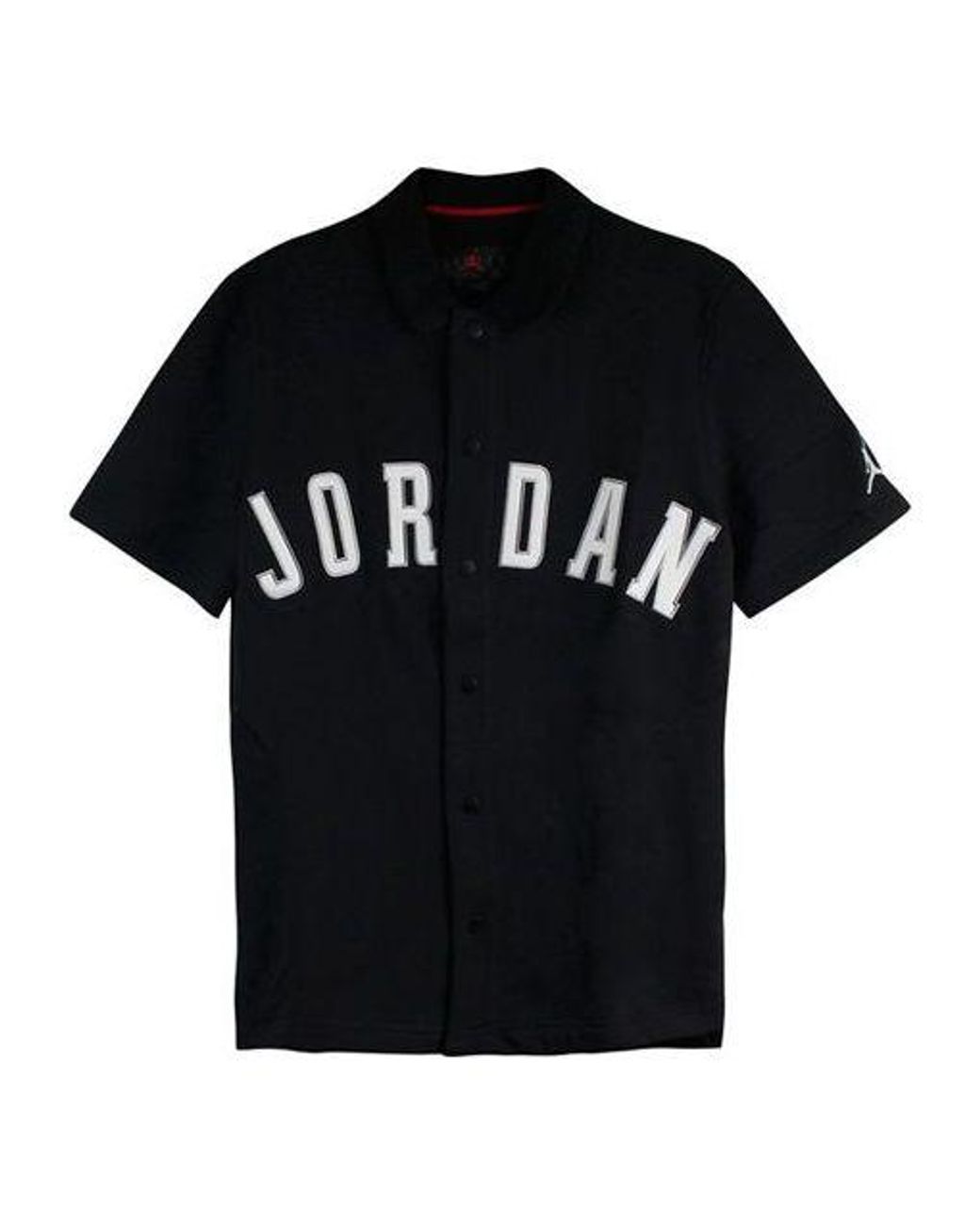 Nike Black Athleisure Casual Sports Basketball Short Sleeve for men