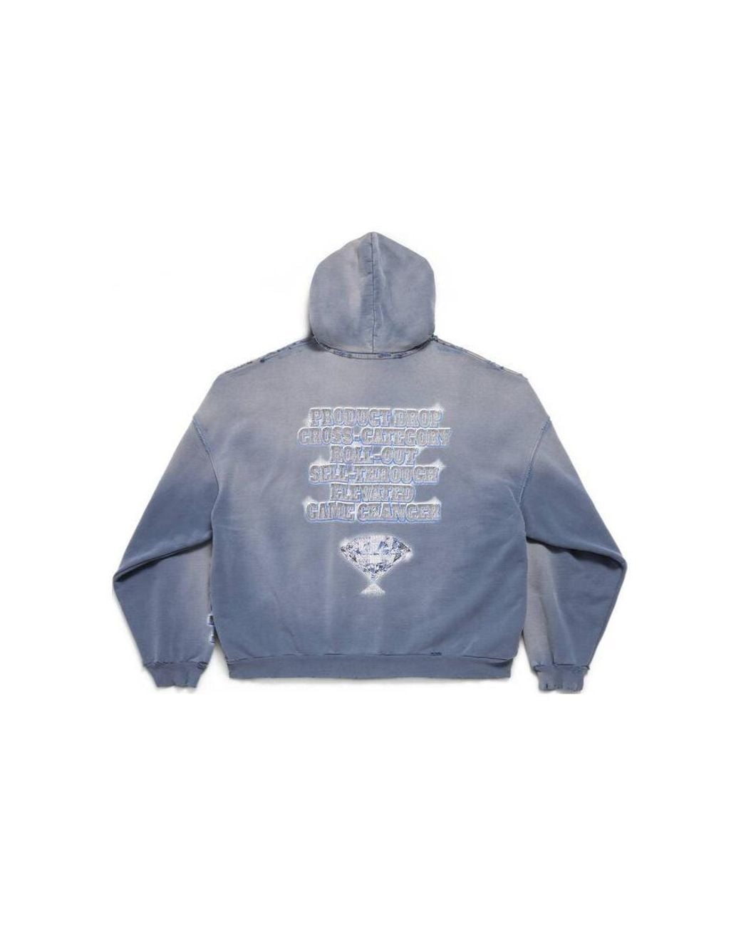 Balenciaga Blue (Wmns) Snbn Hoodie