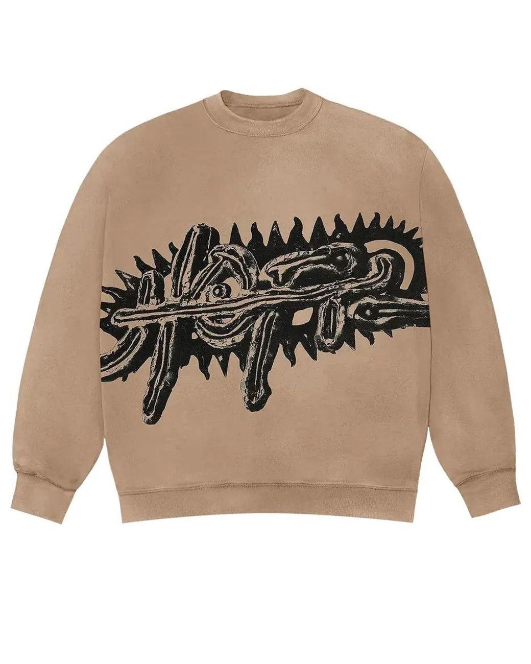 トップス Cactus Jack x AP Logo Crewneck Ii \"Brown Cactus Jack x AP Logo Crewneck Ii /