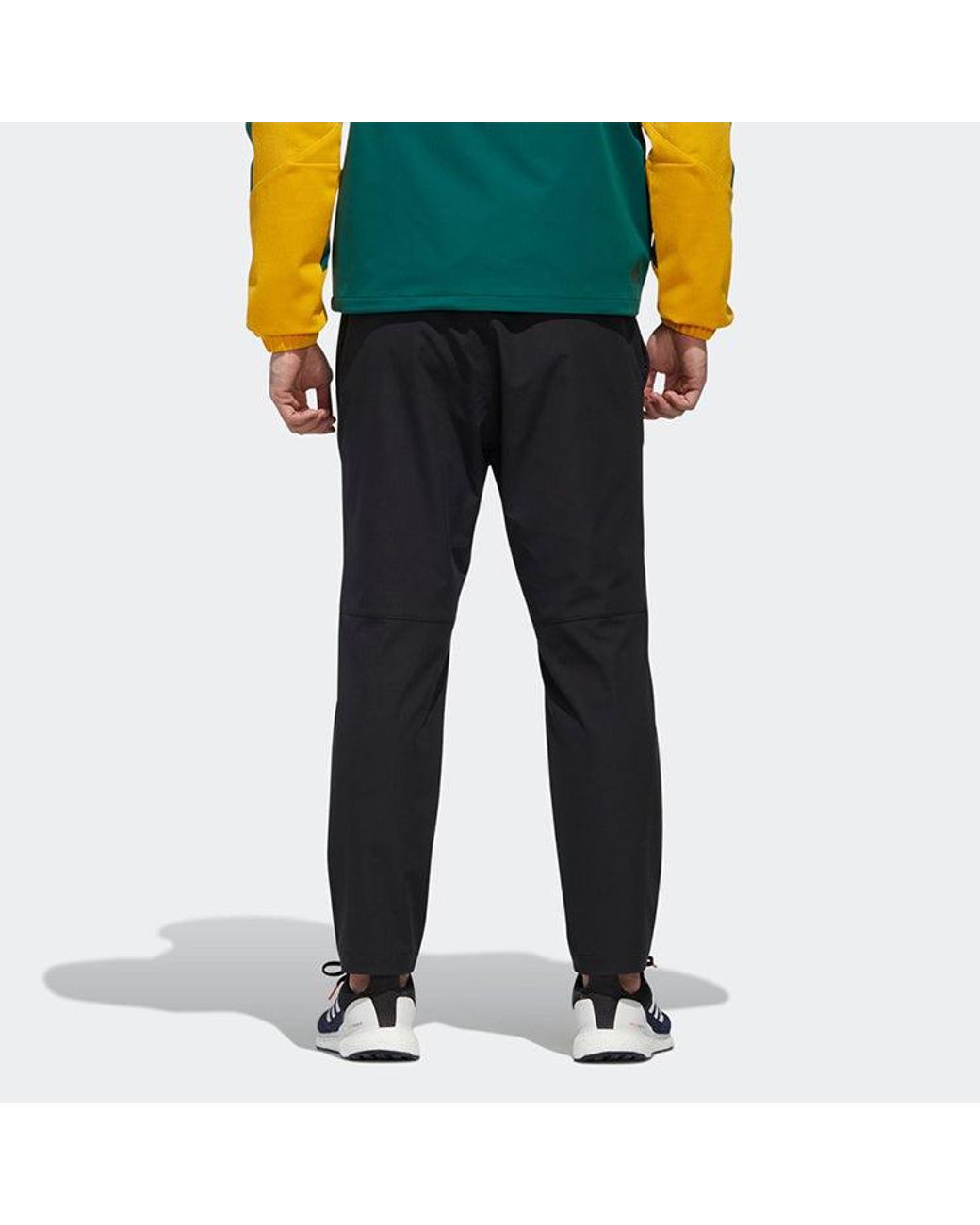 Adidas Black Ub Pnt Twill Close-Fitting Casual Sports Pants for men