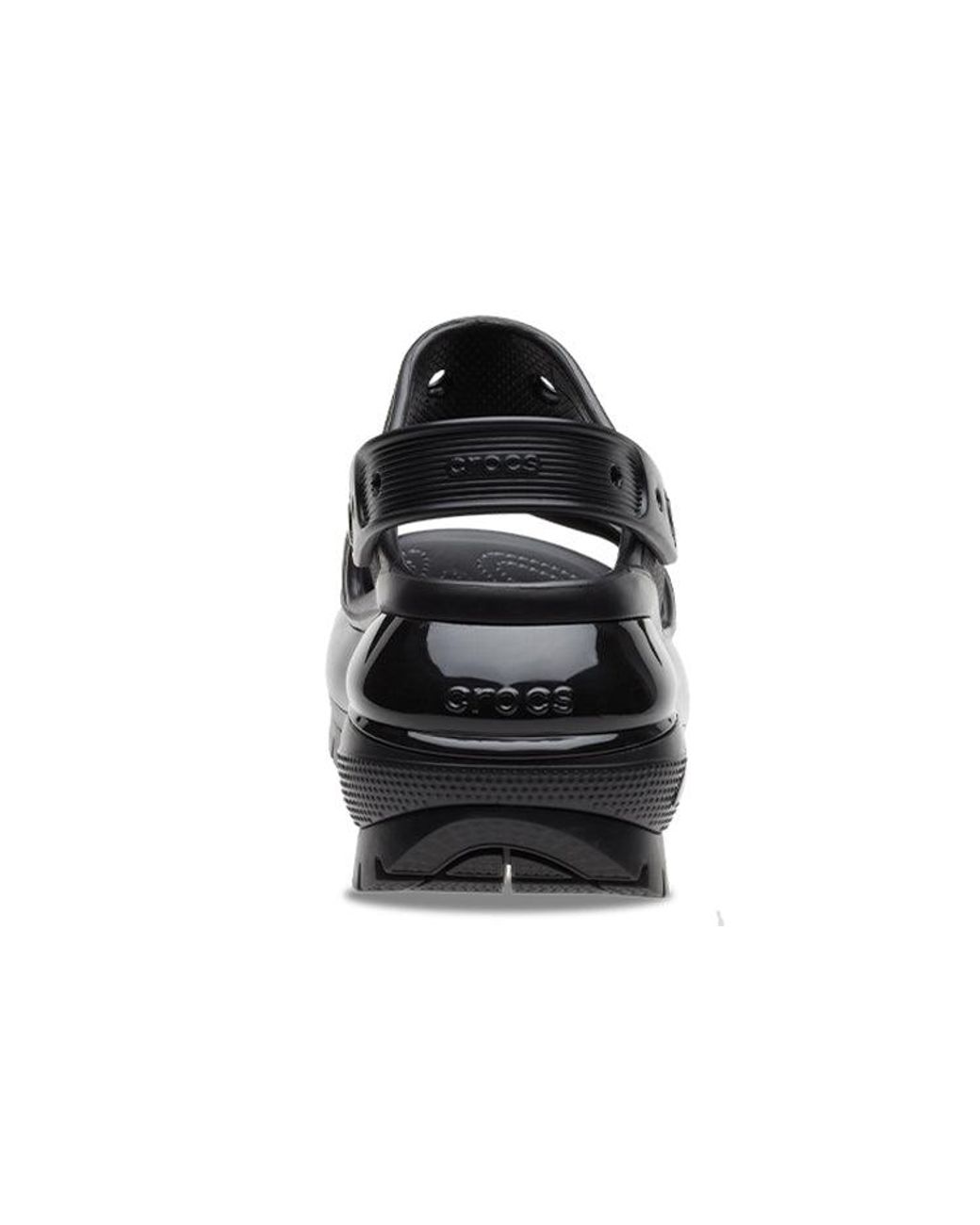 CROCSTM Black Mega Crush Sandal for men