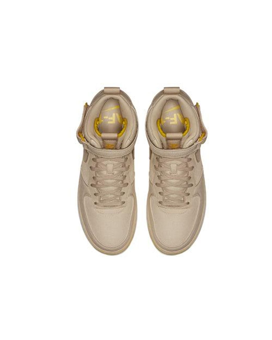Nike Natural Air Force 1 Mid 07 Canvas 'Desert Sand' Ah6770-002 for men