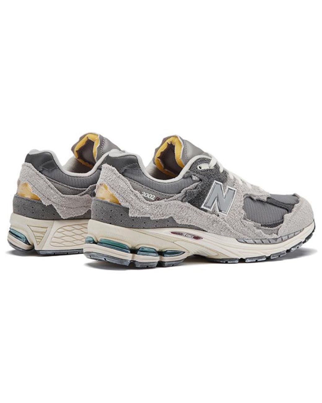 New Balance White 2002r Protection Pack Sneakers Rain Cloud / Magnet for men