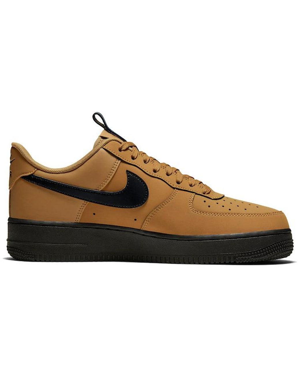 Nike Air Force 1 Low 'wheat Black' in Brown for Men | Lyst