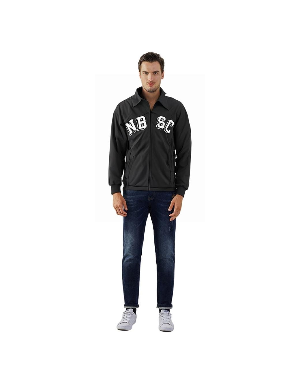 New Balance Black Nbx Academy Padded Jacket Asia Sizing for men