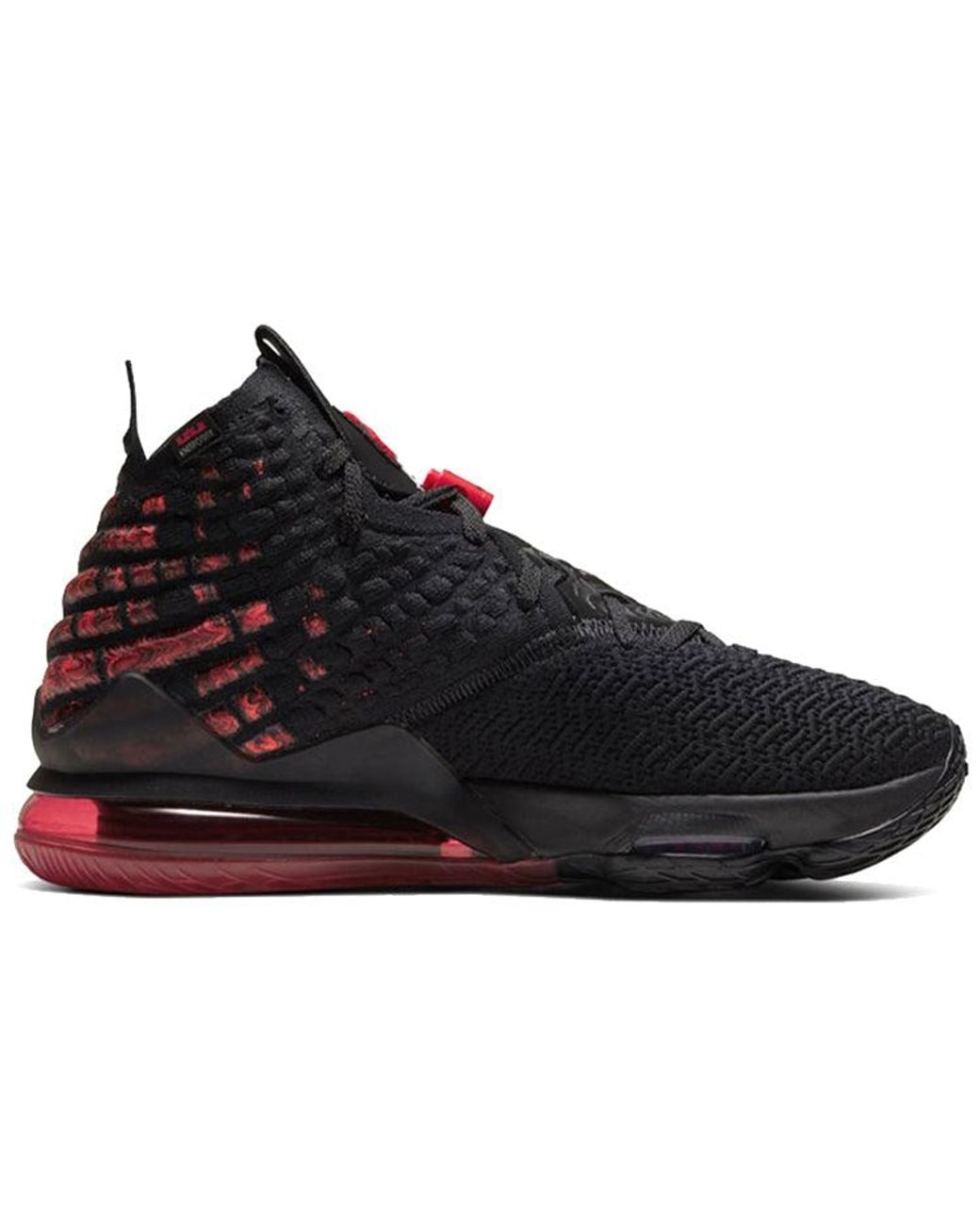 Nike Black Lebron 17 'Infrared Vi' for men