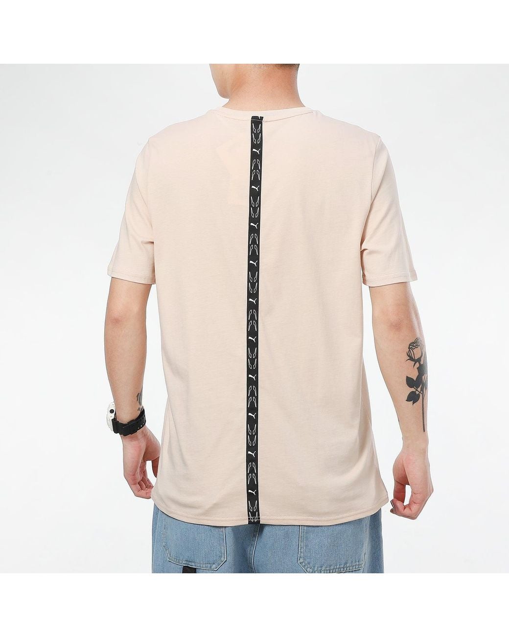 PUMA Natural Elevate Tape T-Shirt for men