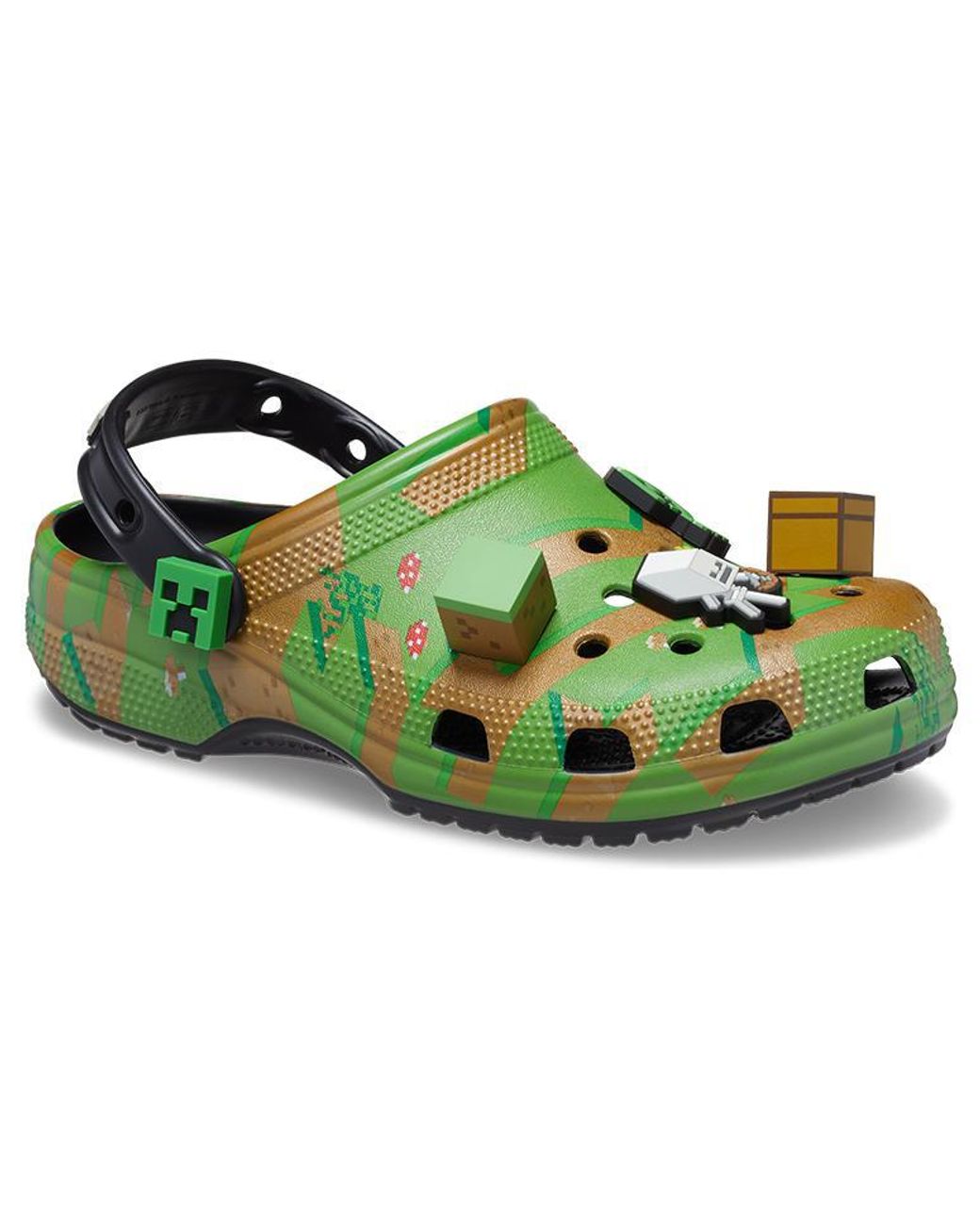 CROCSTM Green Mincraft Classic Clog Zoccoli for men