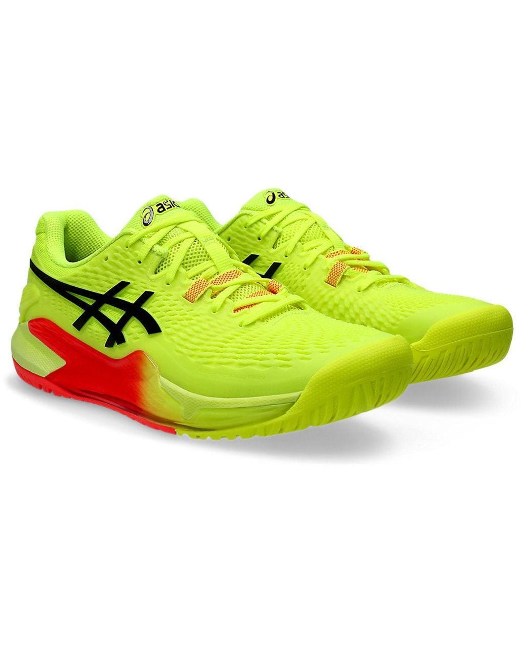 Asics Green Gel-Resolution 9 Paris Tennis Shoes for men