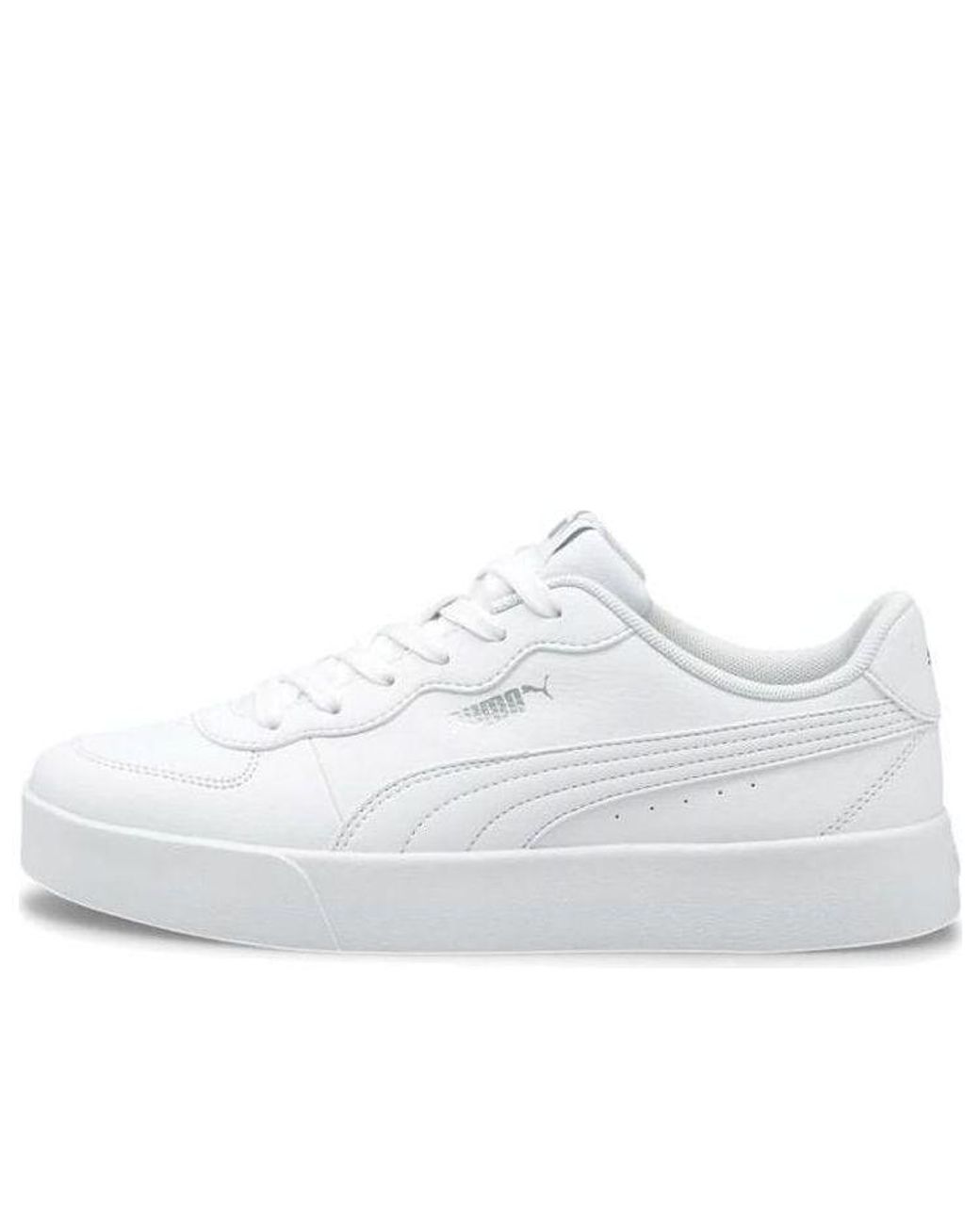 PUMA White Skye Clean Sneakers