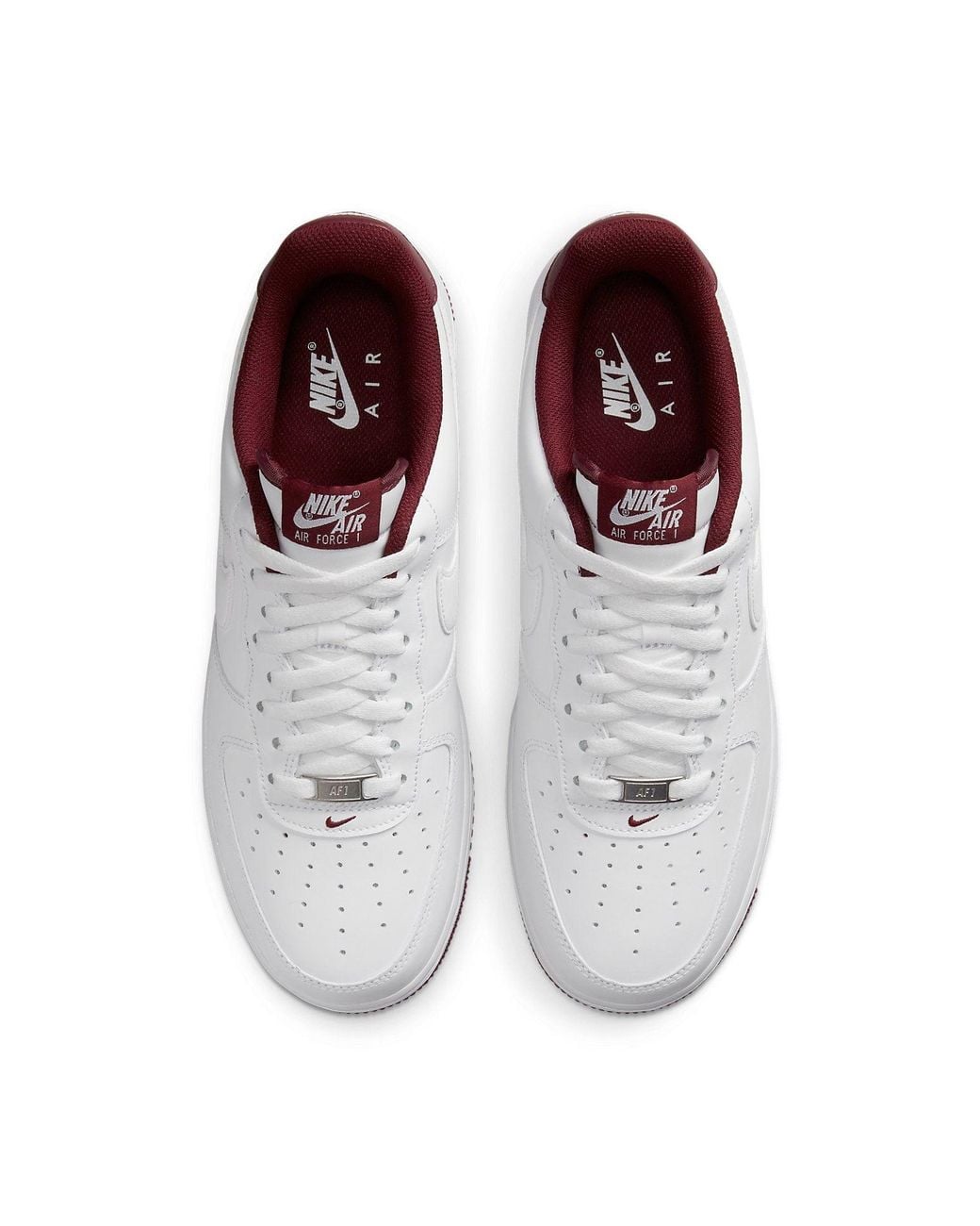 Nike White Air Force 1 '07 Dark Beetroot' for men