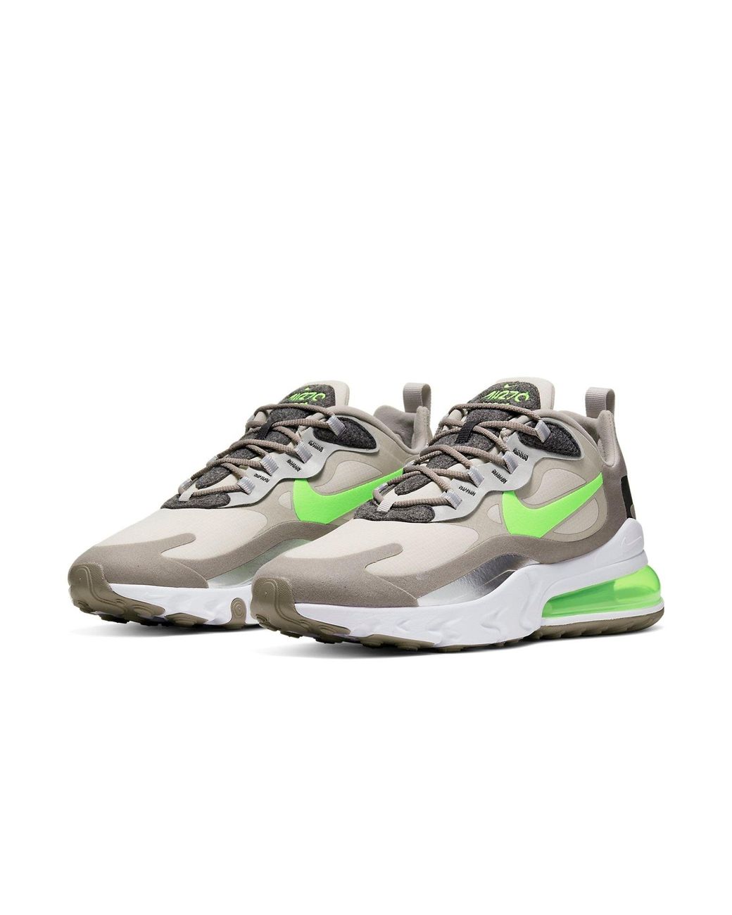 Nike White Air Max 270 React 'Moon Particle Electro' for men