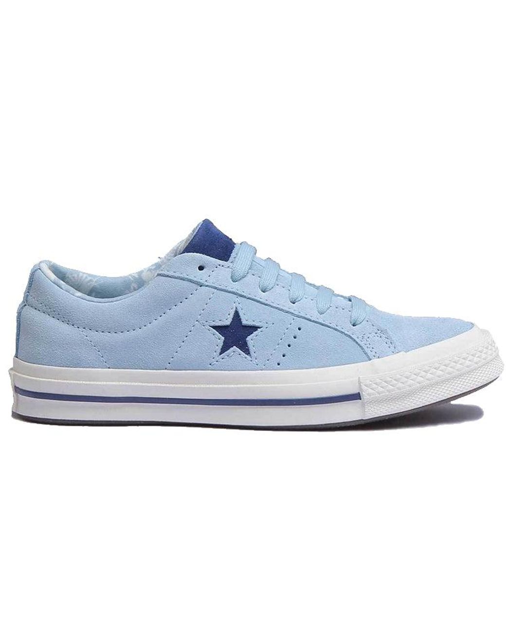 Converse Blue One Star Suede 'Tropical Feet' for men