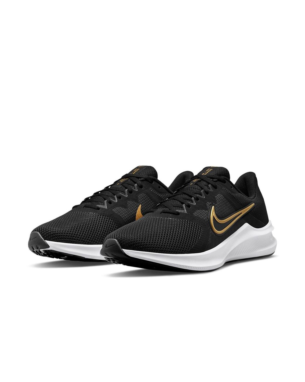 Nike Black Downshifter 11 Metallic' for men