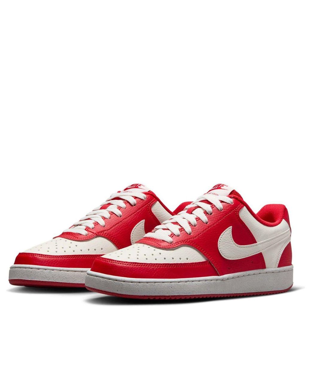 Nike Red (Wmns) Court Vision Low Next Nature 'University Sail'