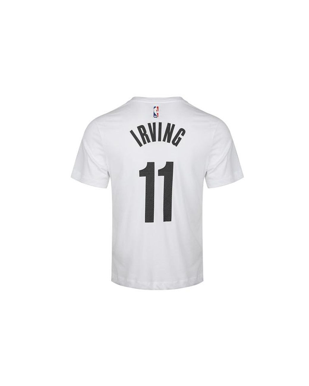 Nike White Dri-Fit Nba 19-20 Brooklyn Nets 11 Irving Tee for men
