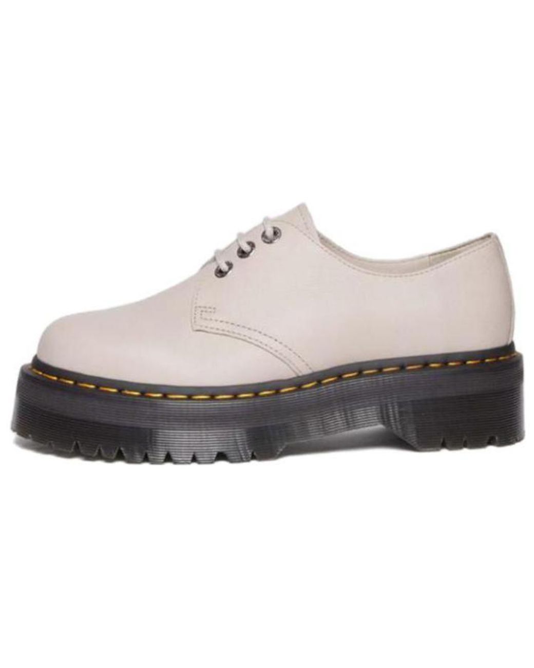 Dr. Martens White Dr.Martens 1461 Ii Pisa Leather Platform Shoes 'Vintage Taupe'
