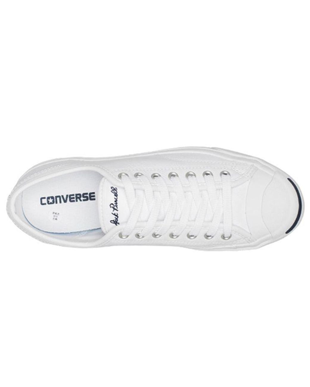 Converse White Jack Percell Lthr Ox Wht Ath for men