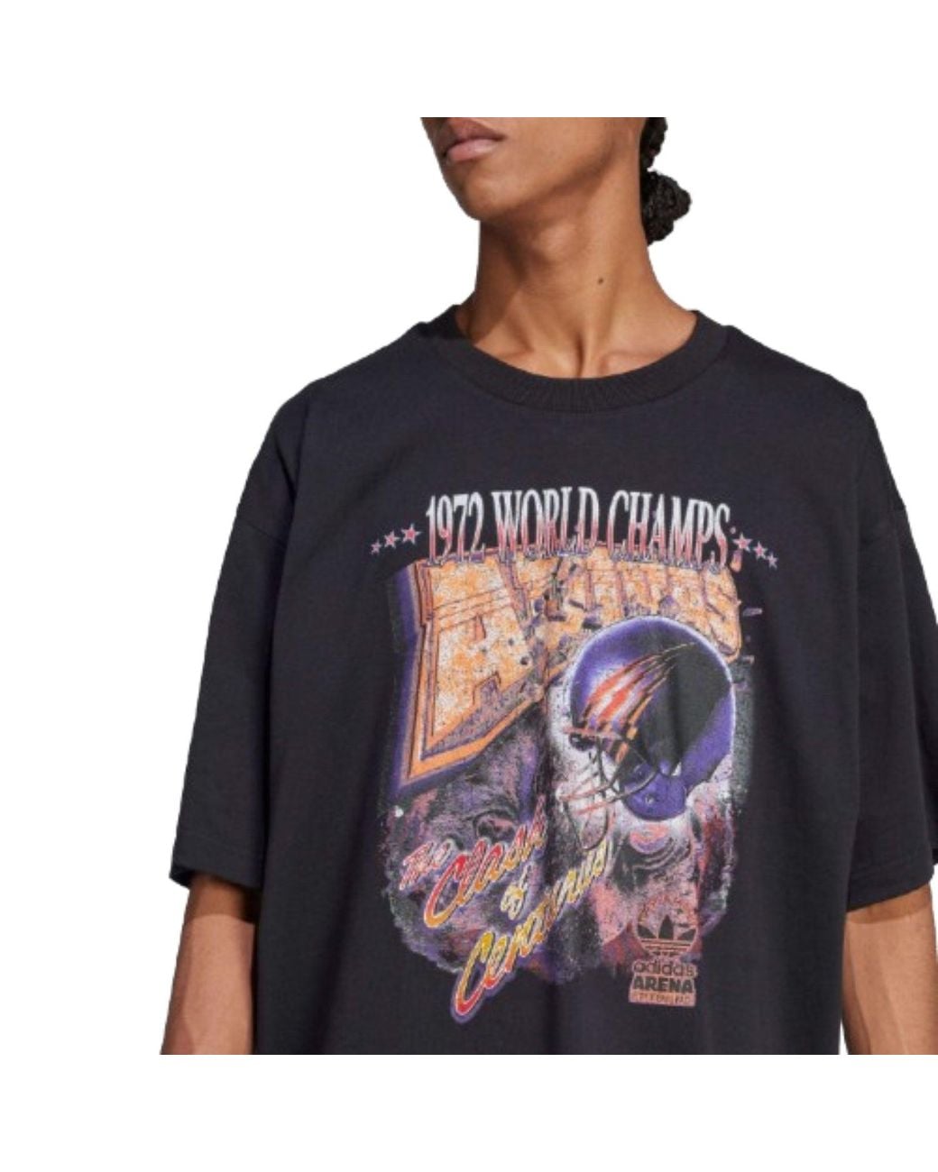 Adidas Black Adilenium Season 3 Fan T-Shirt for men