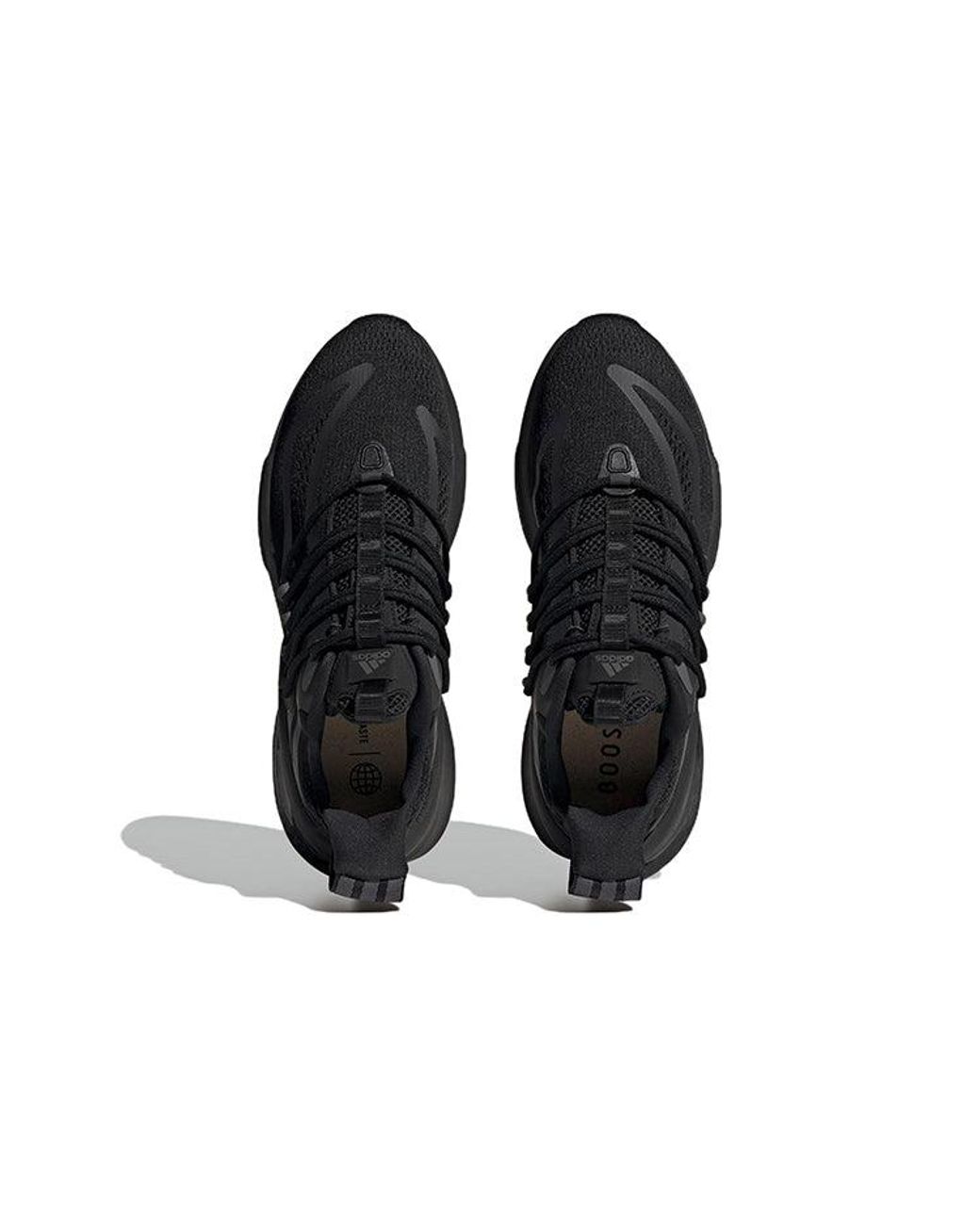 Adidas Black Alphaboost V1 Shoes 'Core' for men
