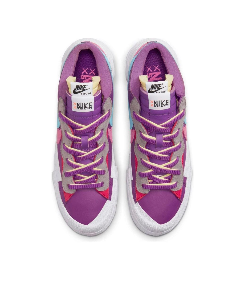 Nike Purple X Sacai X Kaws Blazer Low Dusk' for men