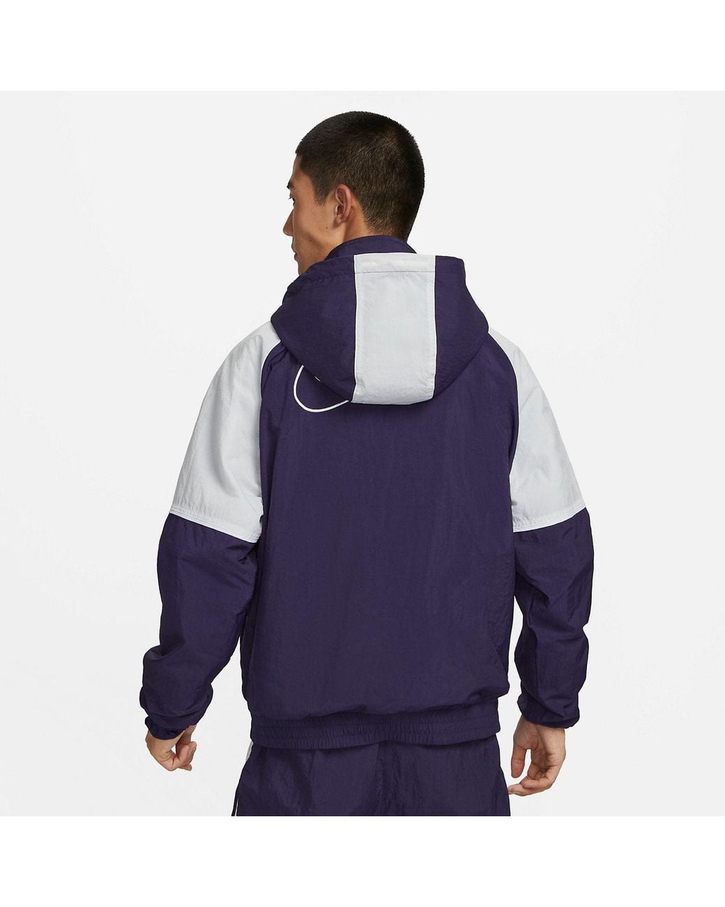 Nike Blue Woven Basketball Jackets for men