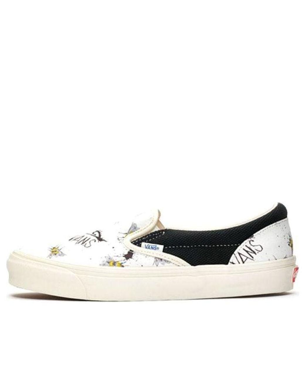 Vans White Ralph Steadman X Og Classic Slip-On Lx 'Bee' for men
