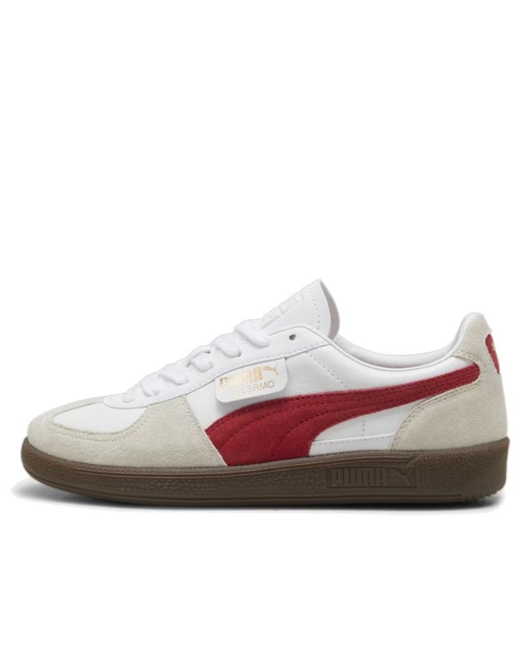 PUMA White Palermo Leather Club' for men
