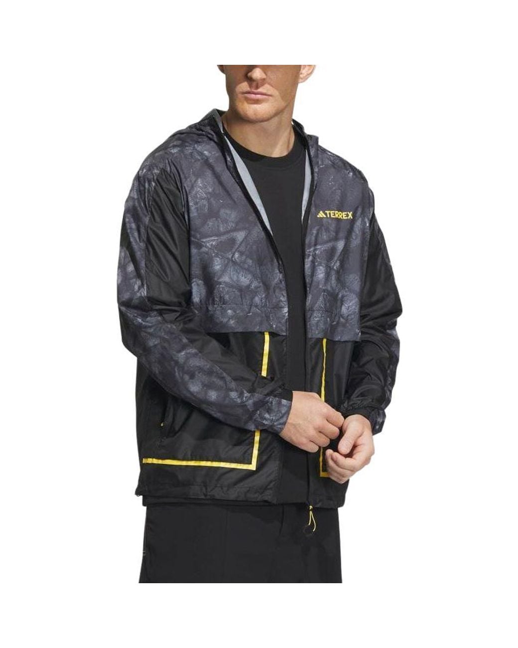 Adidas Blue National Geographic Wind.Rdy Jacket for men