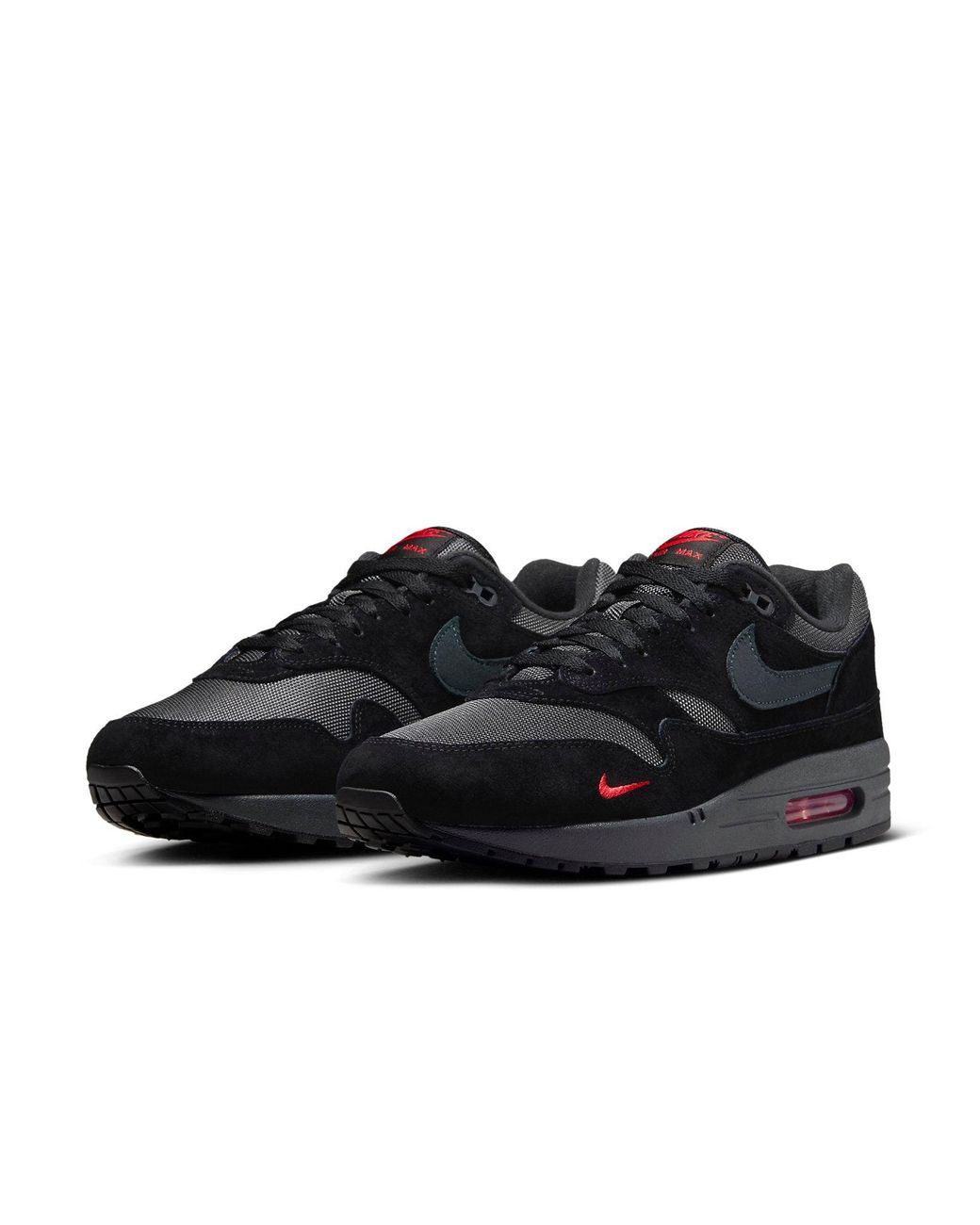 Nike Black Air Max 1 Shoes for men