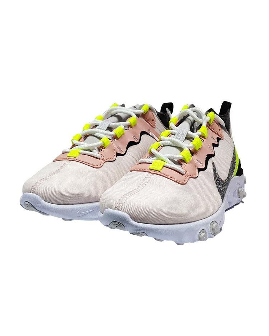 Nike Gray (Wmns) React Element 55 Premium 'Light Soft Volt'
