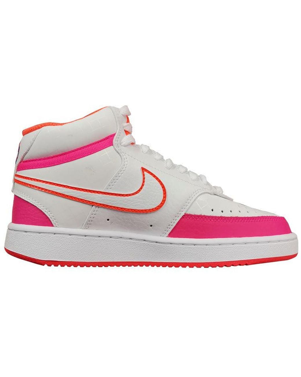 Nike Purple (Wmns) Court Vision Mid Shoes For