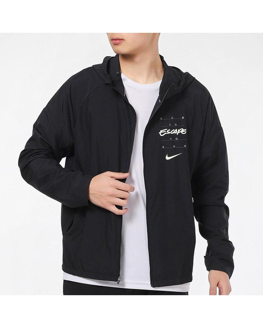 Nike Blue As Nk Essntl Jkt Jacket Wild Run Gx for men
