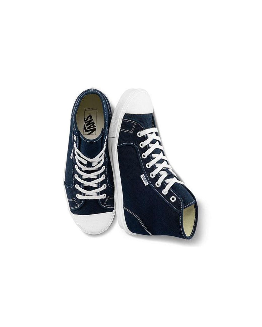 Vans Blue Og Style 23 Lx High-Top Canvas Shoe