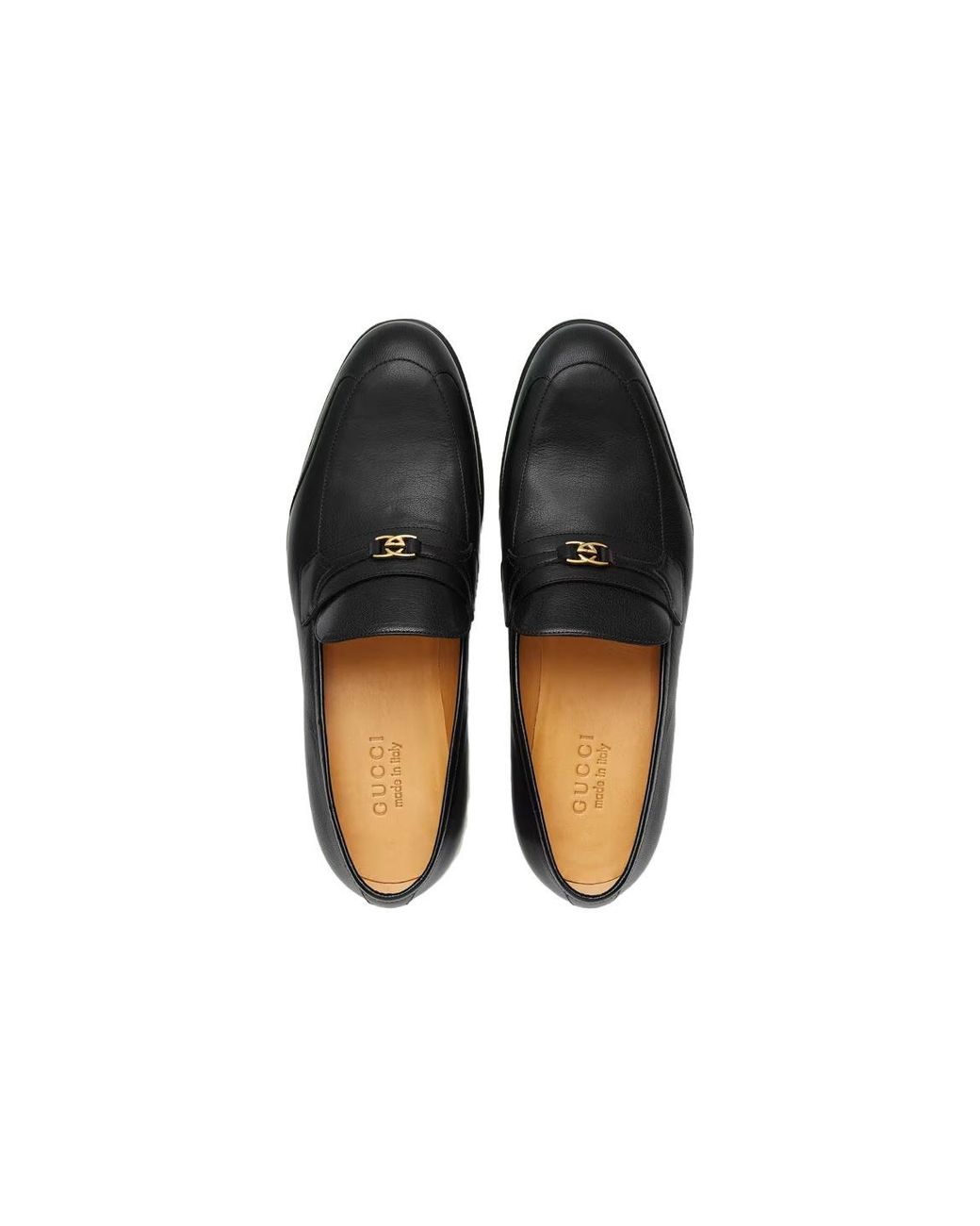 Gucci Black Loafer With Interlocking G for men
