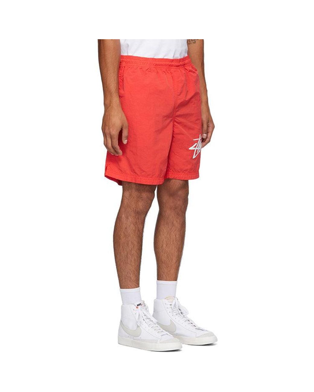 Stussy Red X Nike Water Short for men
