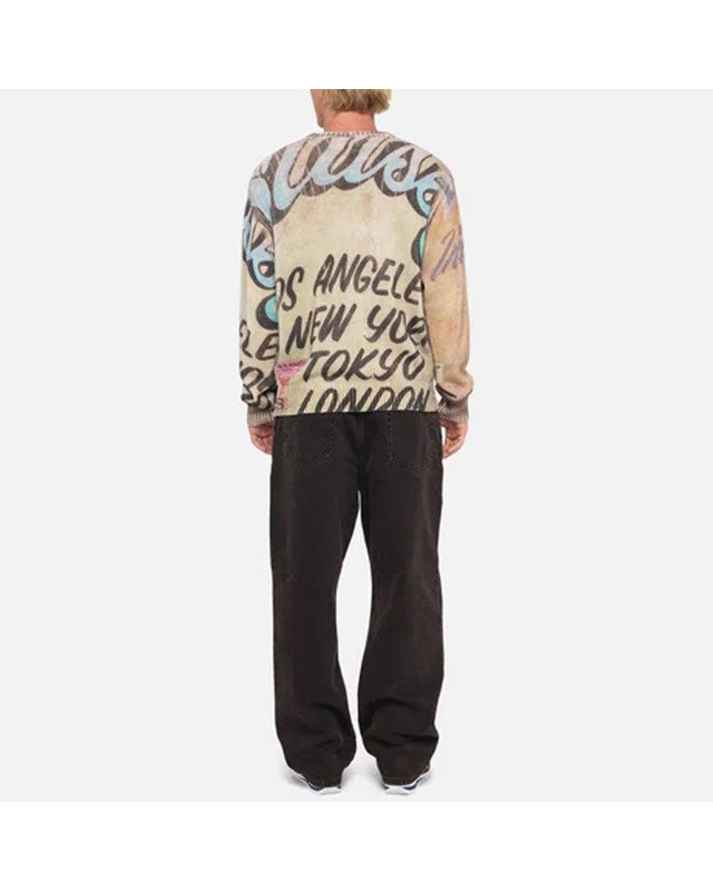 Stussy Pink Alfonso Sweater for men