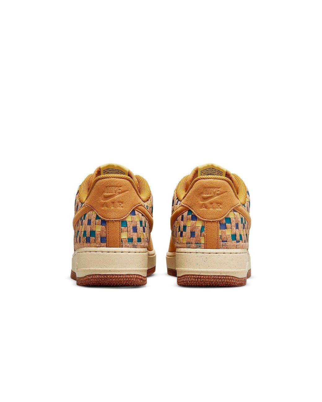 Nike Brown Air Force 1 Low N7 'Woven' for men