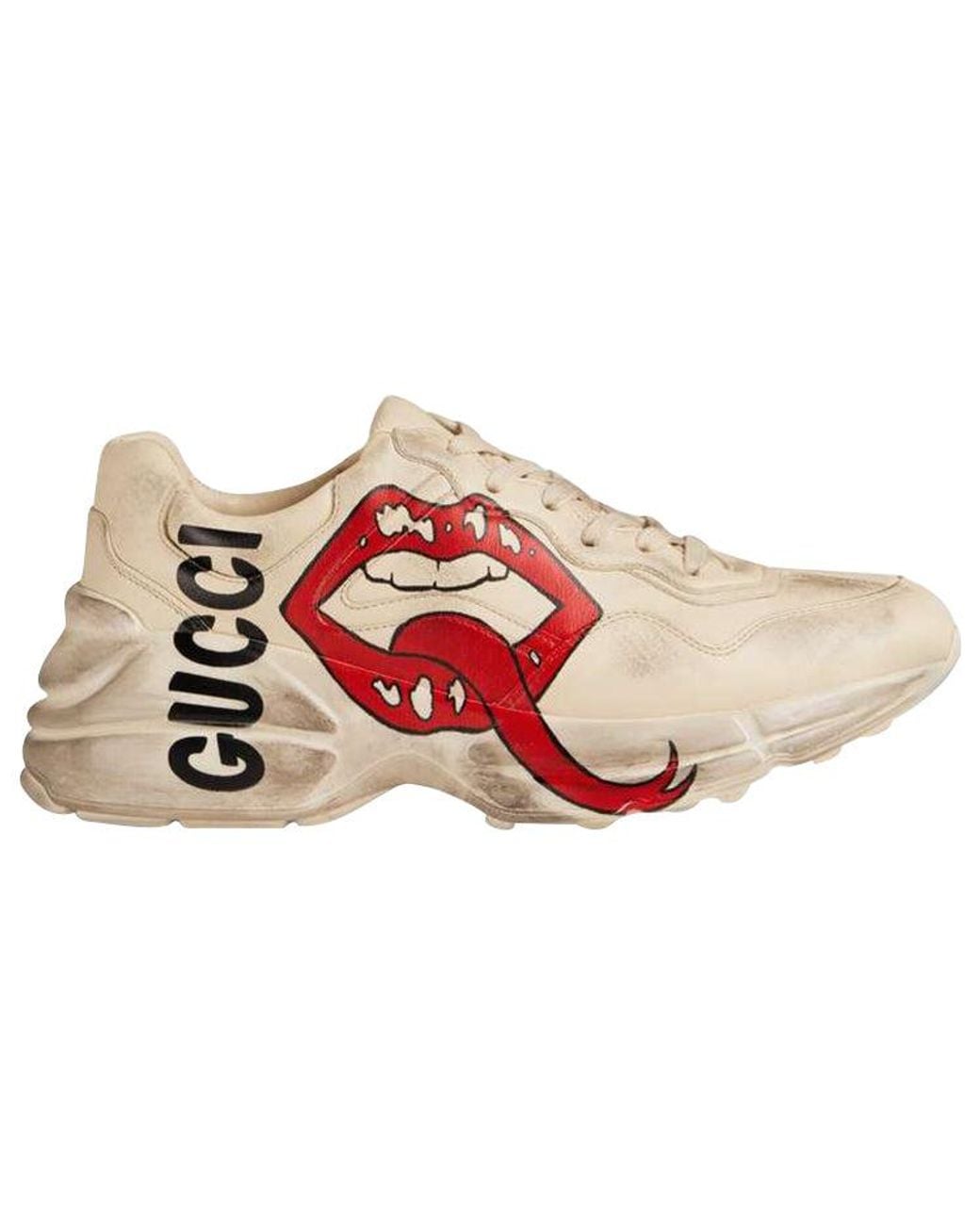 Gucci Red Rython Sneakers