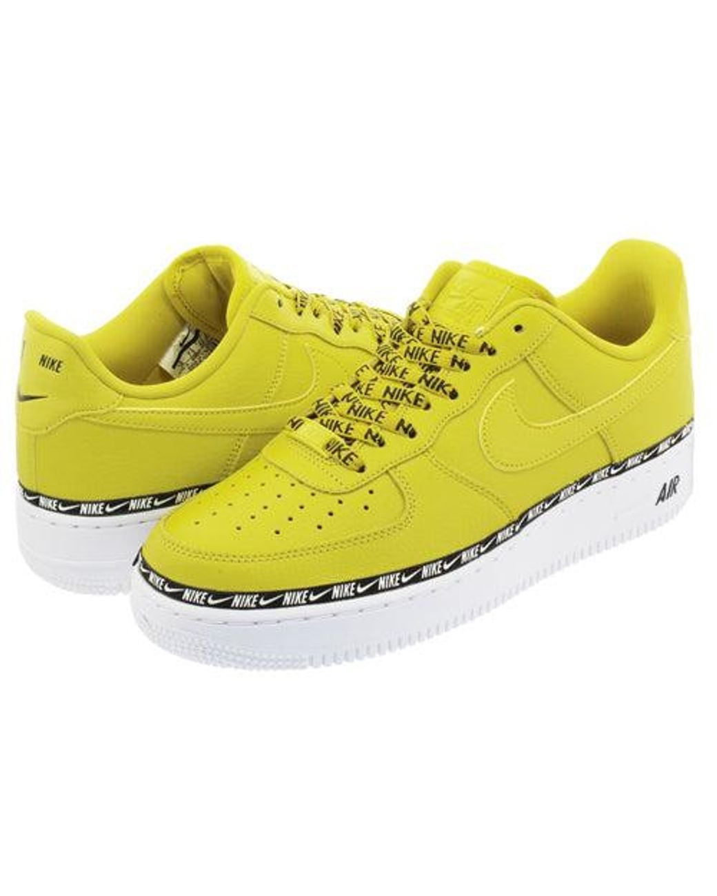 Nike Yellow (Wmns) Air Force 1 Low Se Premium 'Overbranding Bright Citron'