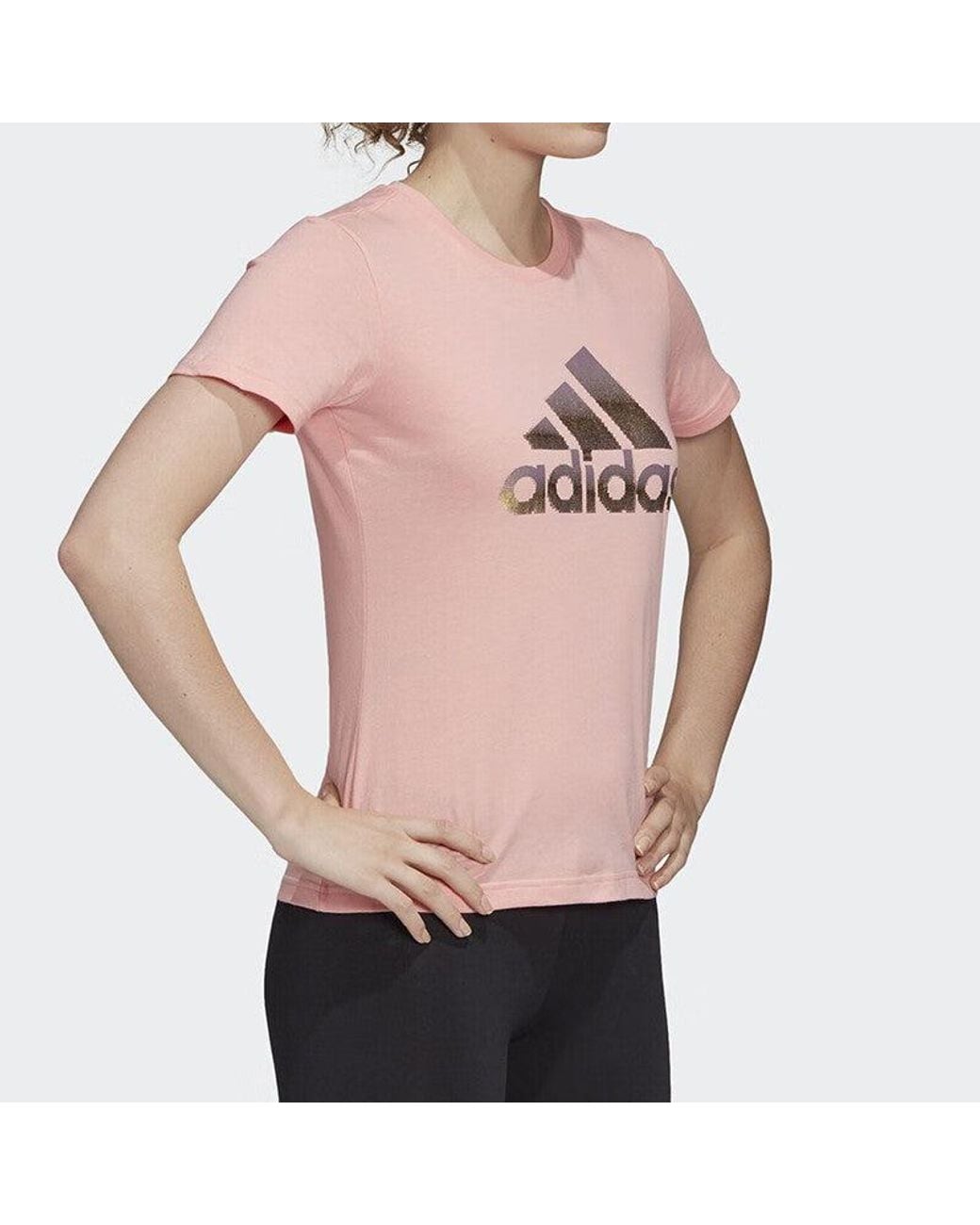 Adidas Pink (Wmns) Logo T-Shirt