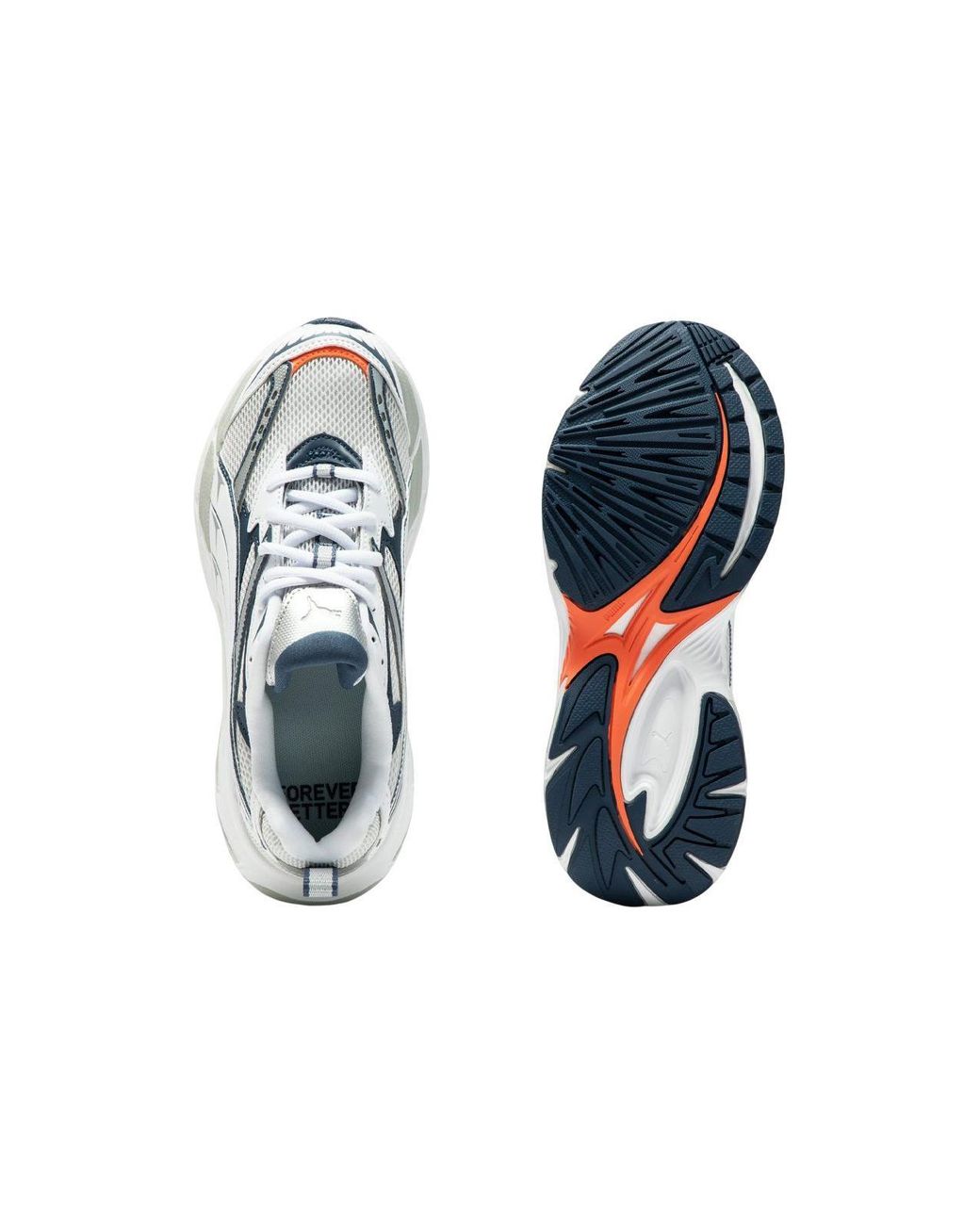 PUMA White Morphic 'Feather Inky'