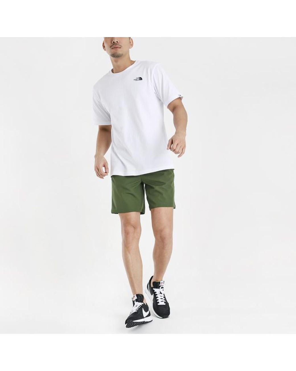 The North Face White Logo-Print Cotton T-Shirt for men